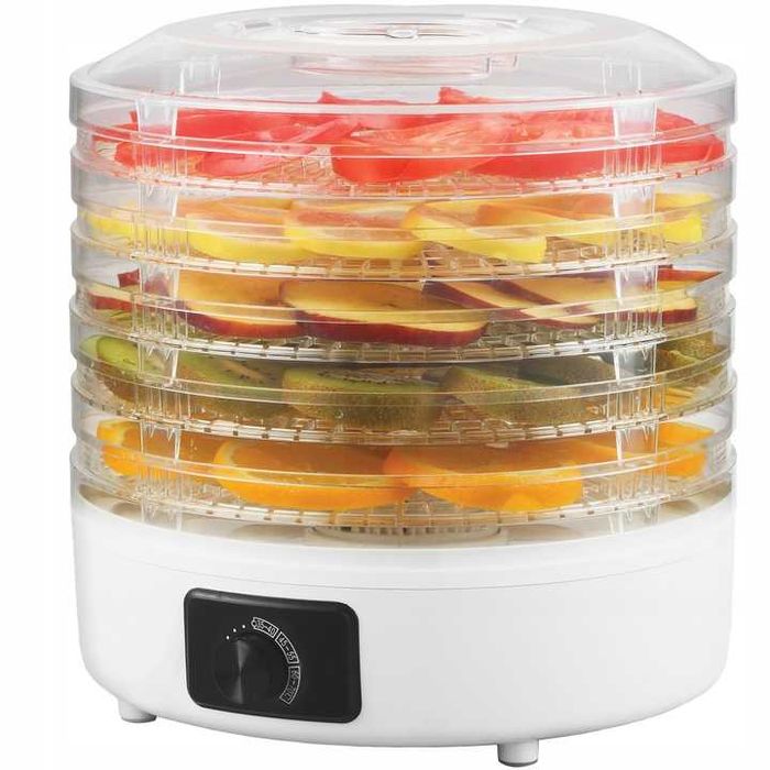 Suszarka do grzybów warzyw owoców mięsa LTC okrągła 5 tacek SR003