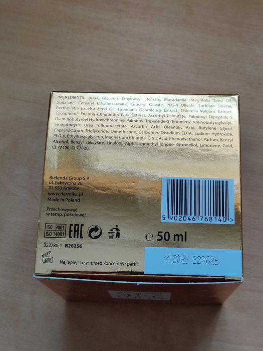 Krem Dermika Gold 45+ opakowanie 50ml