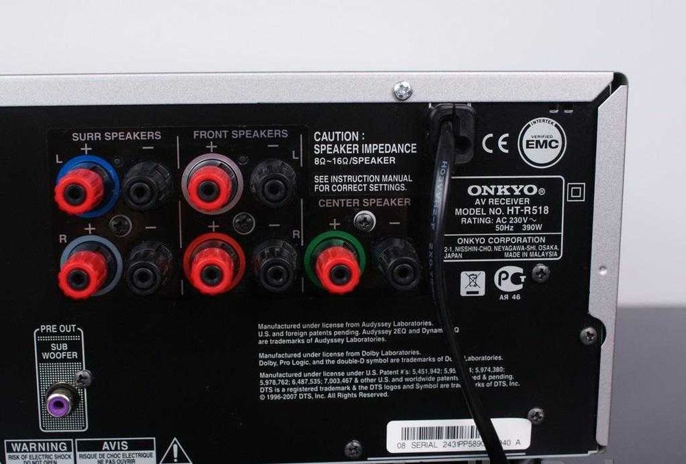 Amplituner Onkyo TX Sr 506 wzmacniacz kino domowe