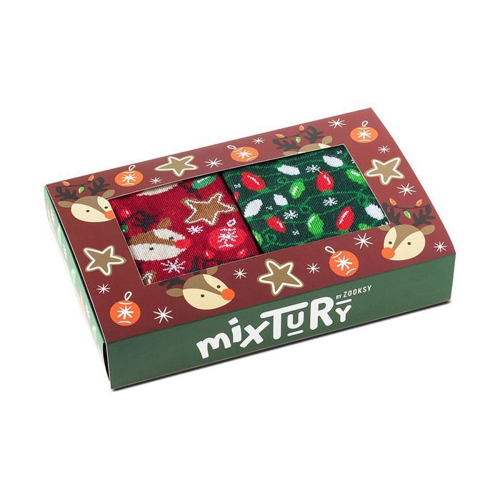 Świąteczny zestaw skarpetek mixTURY - Na Choinkę 36-40