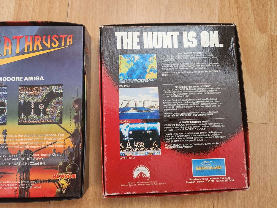 Amiga 500  Commodore  Red October Zarathrusta Pudełka Do Gier