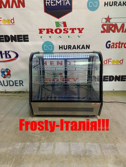 Холодильна Вітрина Десертна-Кондитерська Frosty Італія!