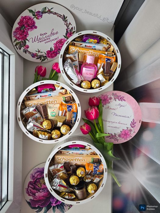 Подарунковий бокс на 8 Березня, подарунок жінці