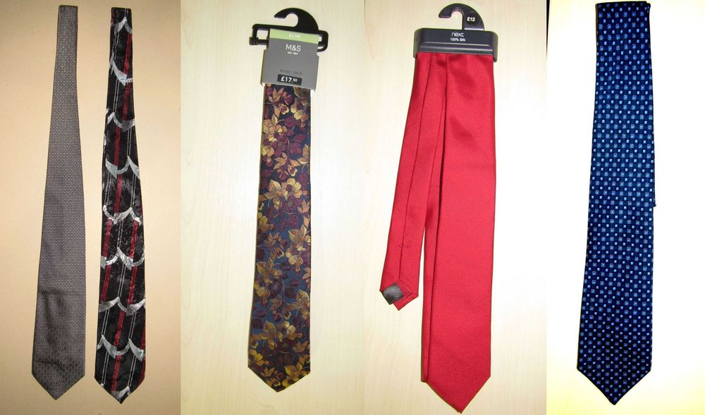 Галстуки Marks & Spencer, M&S, Next и Yves Saint Laurent
