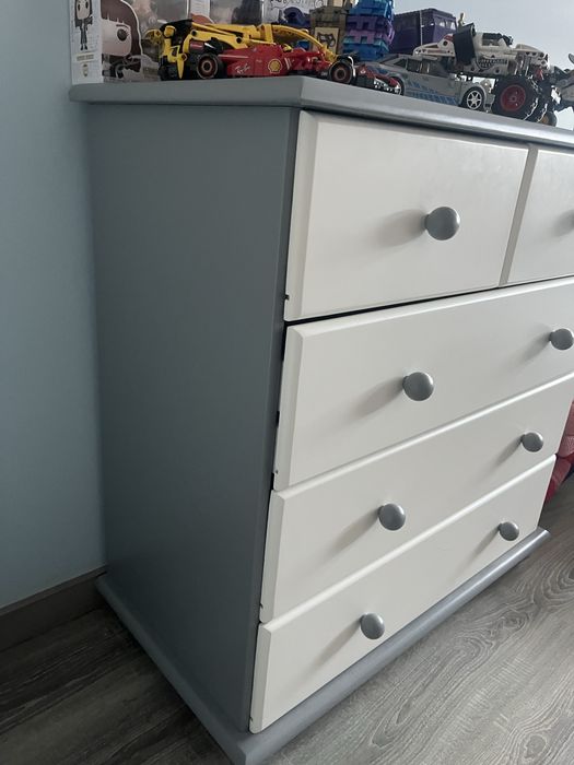 Cama  Montessori + Colchão + Cómoda + Edredon + 3 Capas de Edredon