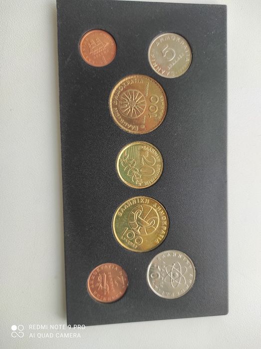 Коллекционный набор монет Греции