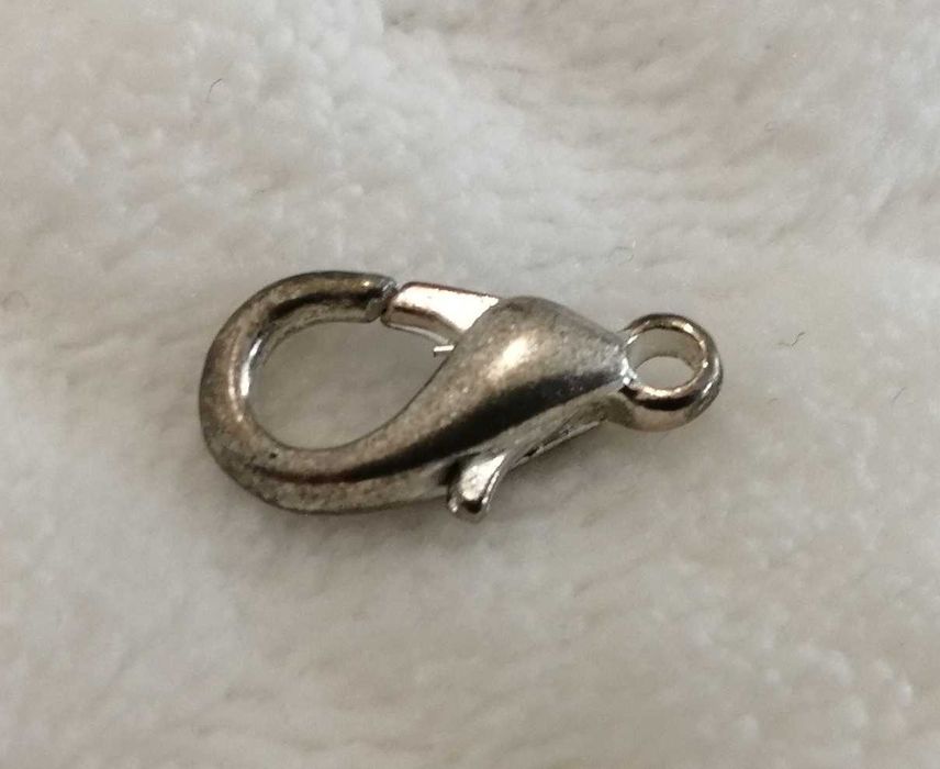 Zapięcie karabińczyk do łańcuszka, 4x7x14,5mm (Kreatywne, Biżuteria)