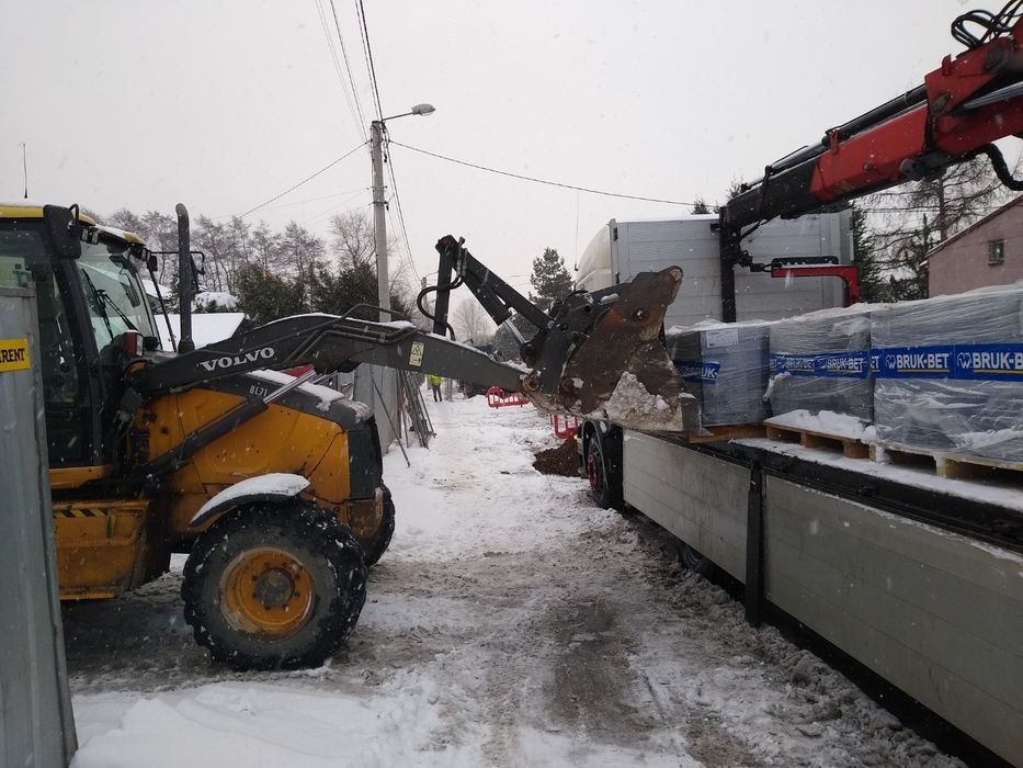 Usługi koparko ładowarką VOLVO