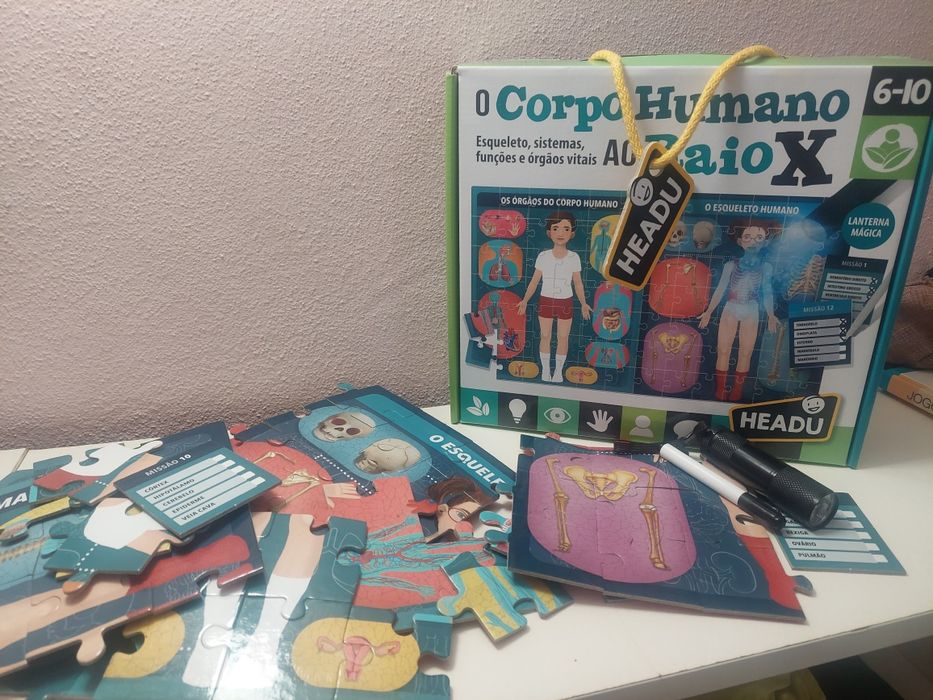 Jogo o Corpo Humano ao RX da Headu