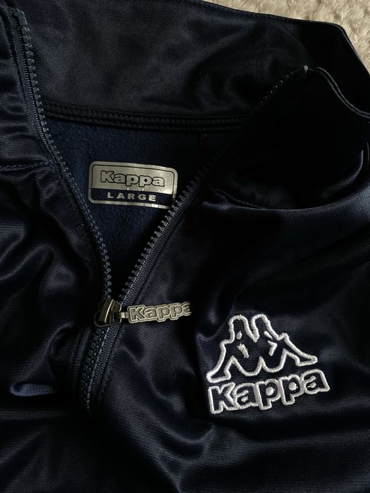 Олімпійка kappa синя з лампасами,розмір L