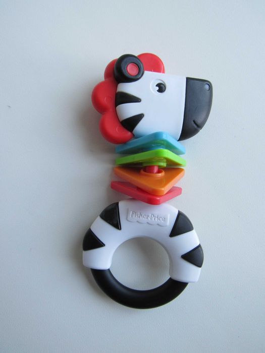 Игрушка развивающая, погремушка Fisher-Price Друзья-животные "Зебра"