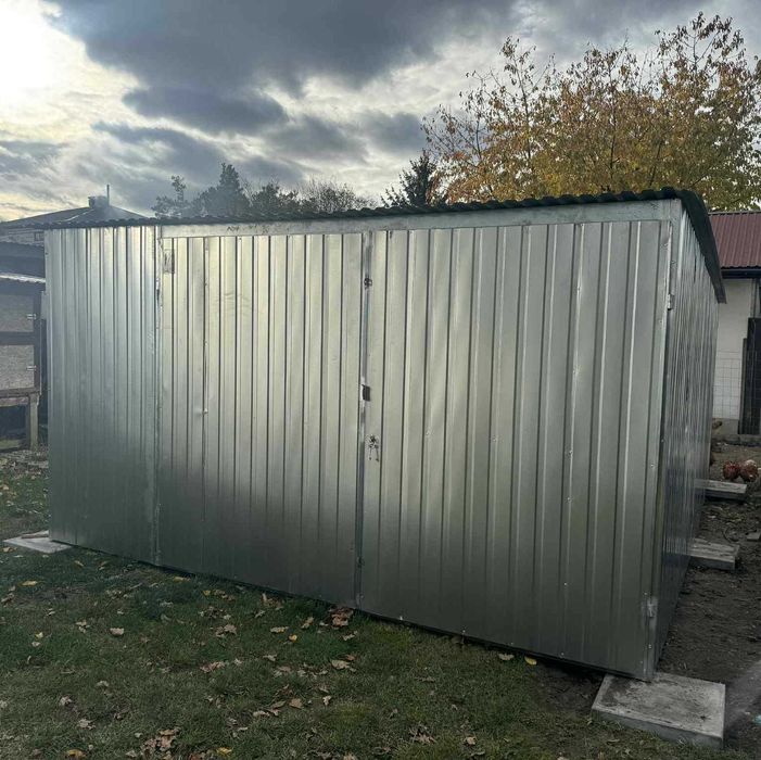 Garaż blaszany 3x5 II gatunek BRZOZÓW