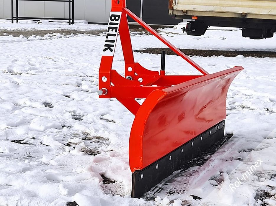 Pług do śniegu WZMOCNIONY pchany / ciągany na podnośnik Transport