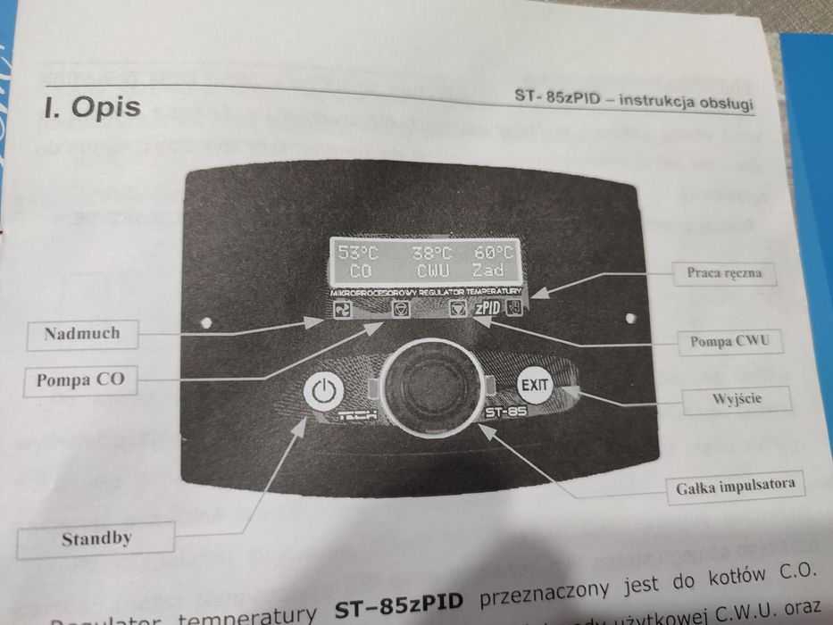 Regulator temperatury sterownik ST-85zPID