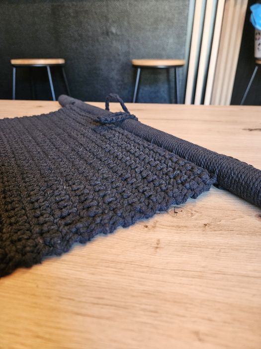 Makrama czarna styl boho