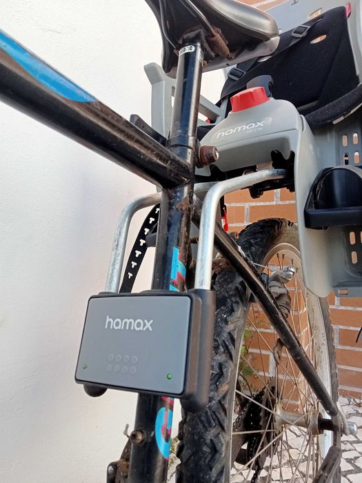 Cadeira de Bicicleta de Fixação ao Quadro Traseira Reclinável
