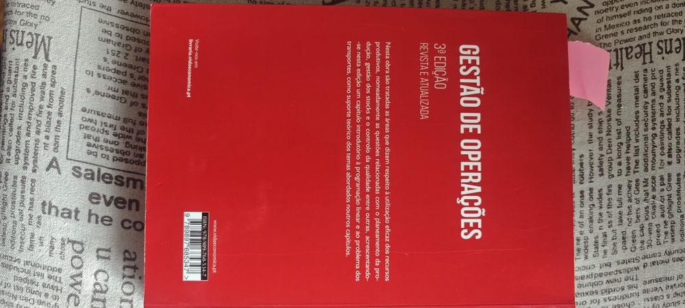 Vendo livro gestão de operações