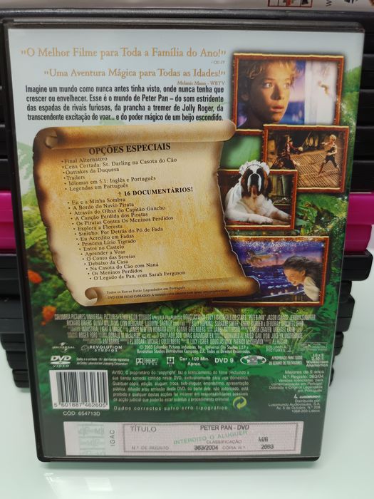 DVD Peter pan.   .