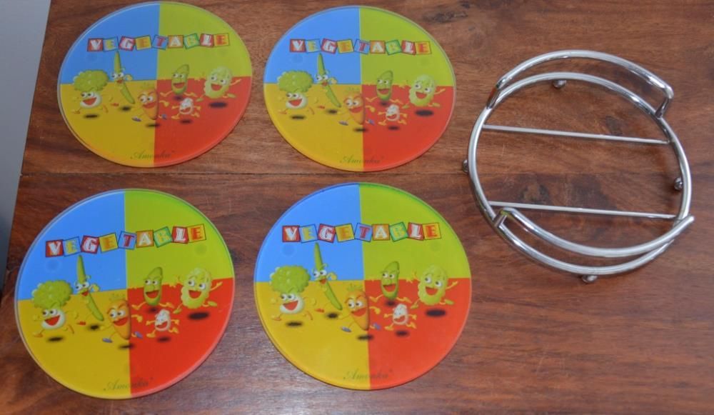 Conjunto bases para copos – Bases em vidro