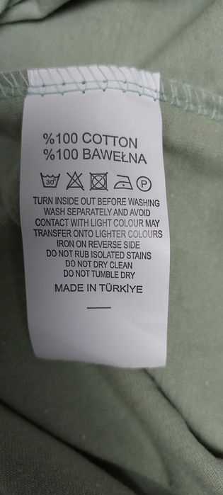 Zielona, bawełniana bluzka, R. 3XL