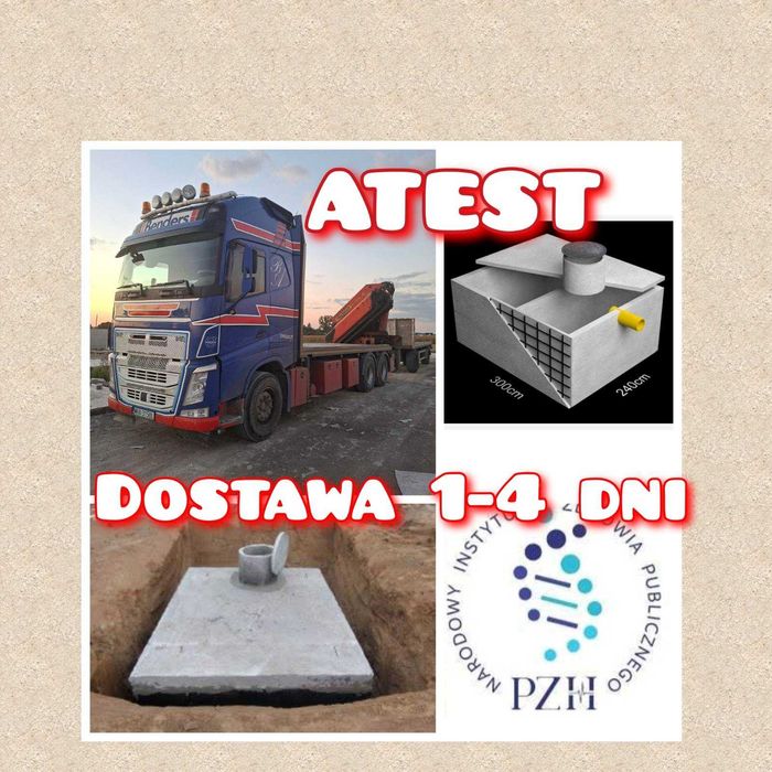 Szambo, szamba betonowe, zbiorniki na deszczówkę, gnojowicę.