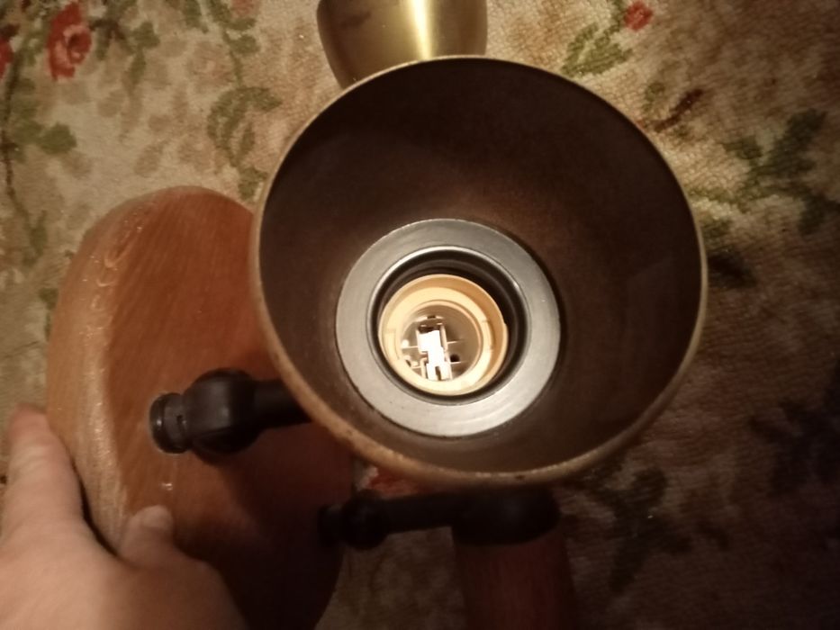 Lampa sufitowa drewniana