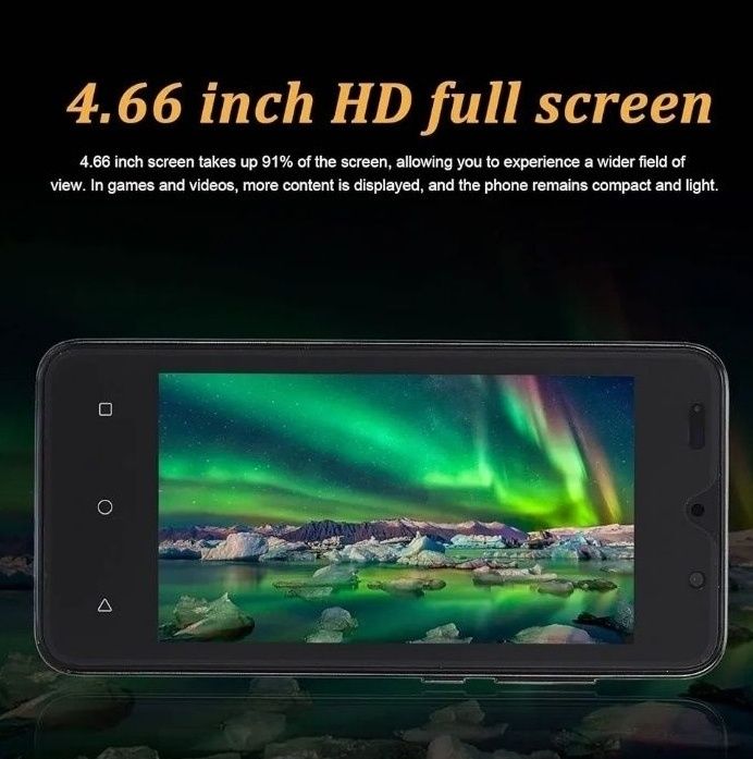 Smartfon Rino7 Pro, pełny ekran 5,45 cala, 2 GB RAM 32 GB ROM