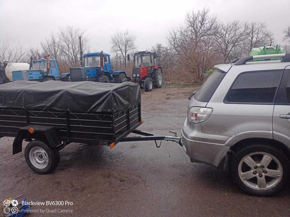 Прицеп причіп ПА 2000 до легкового авто з виробництва.