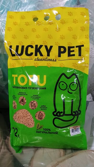 Соєвий наповнювач Lucky Pet 12 літрів