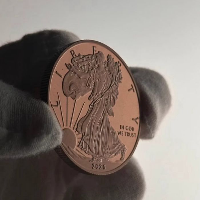 Мідна монета Американский орел 1 oz