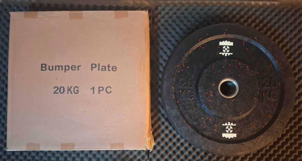 Discos Olímpicos Bumper – 20kg (Novos, Selados) – Pares Disponíveis