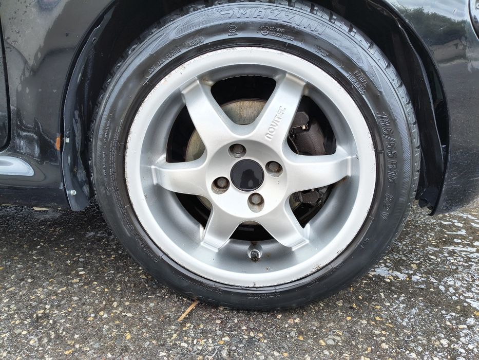 Felgi aluminiowe NOVITEC 15" 4x98 z oponami 185/55 R15 – Fiat / Alfa / Lancia