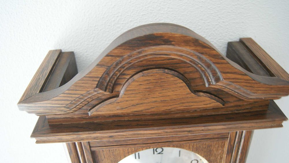 176 Zegar wiszący mechaniczny Franz Hermle Jeka lata 80