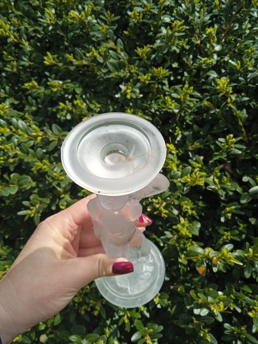 Подсвечник Гусь хрустальный завод