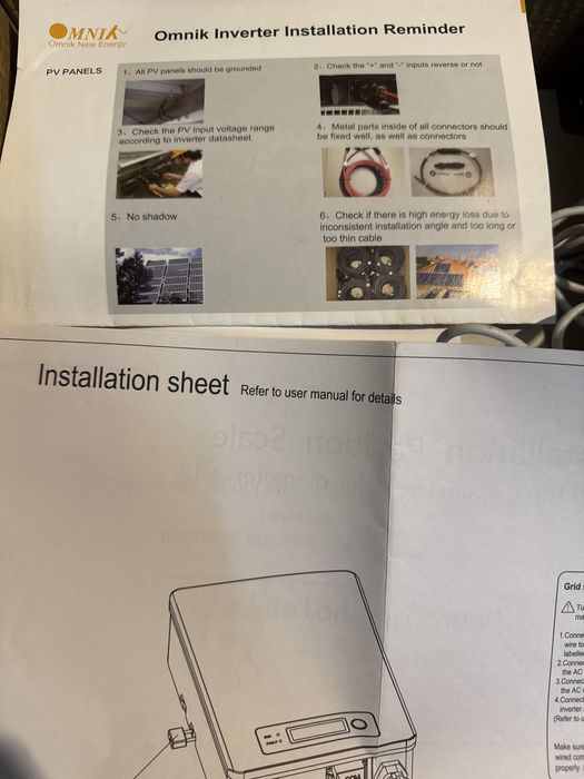 Inversor Paineis Solares 1.5kW Omnik