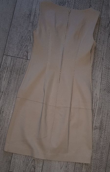 Sukienka ORSAY beżowa klasyczna JAK NOWA