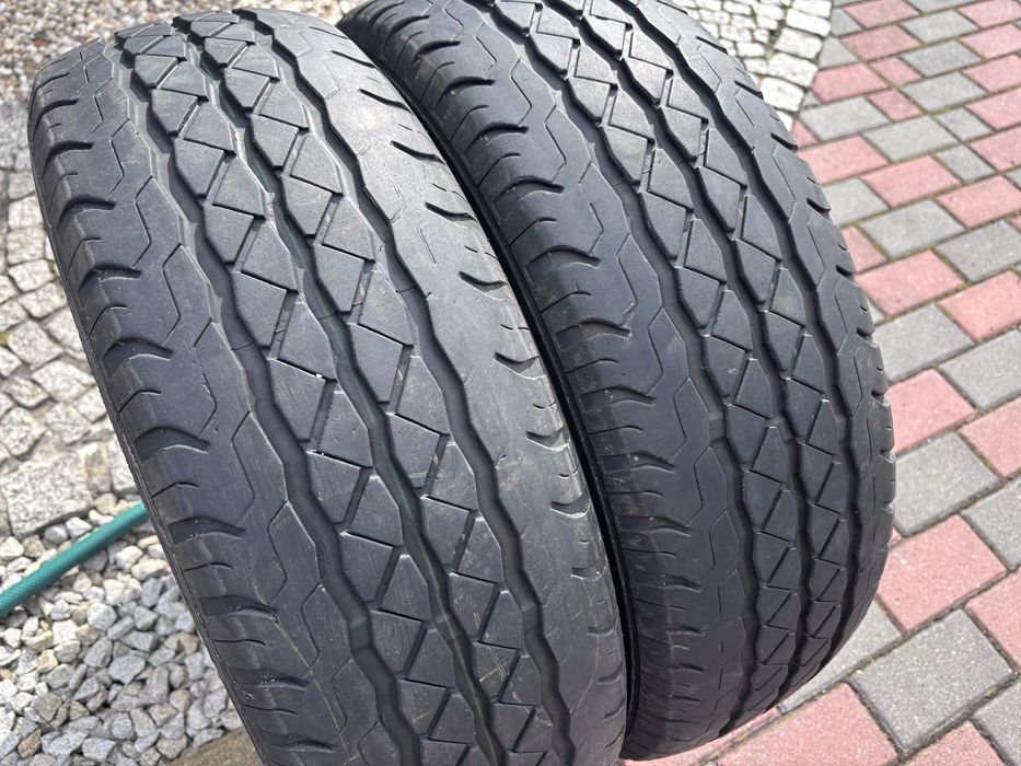 Dwie letnie Powertrac Vantour 195/65 R16 C 2019 6-6,5mm