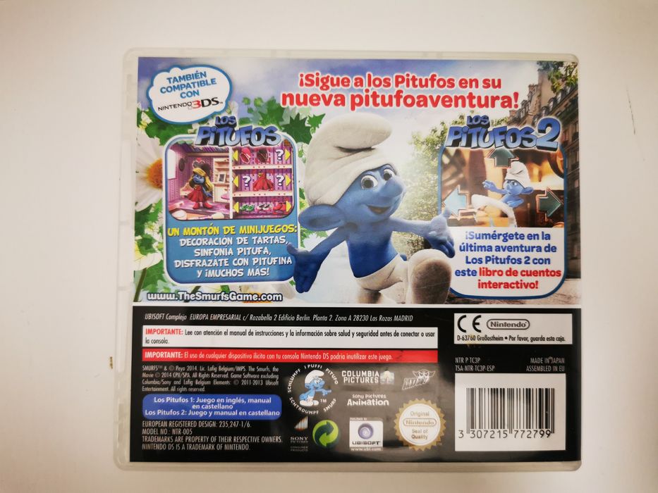 The Smurfs 1 + 2 Nintendo DS Used64283969969793122