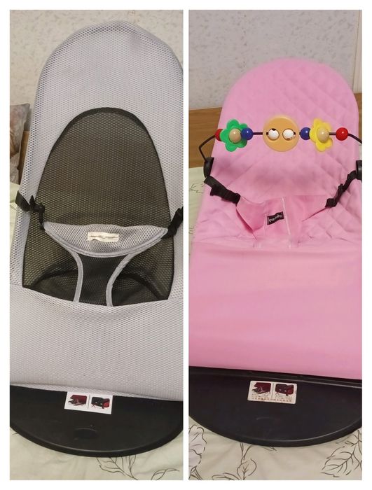 Детский шезлонг качалка