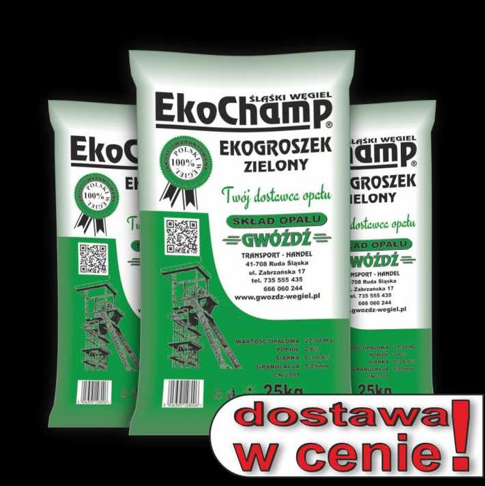 Węgiel Groszek EkoChamp® Zielony - Oferta Śląsk