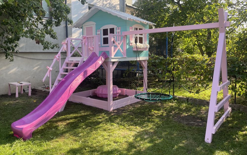 Domek dla dzieci plac zabaw małpi gaj