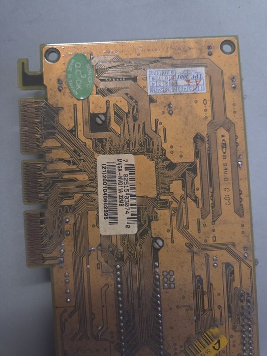 Sprzedam stara karte graficzną NVIDIA GEFORCE2 32MB MVGA NVG11A AGP