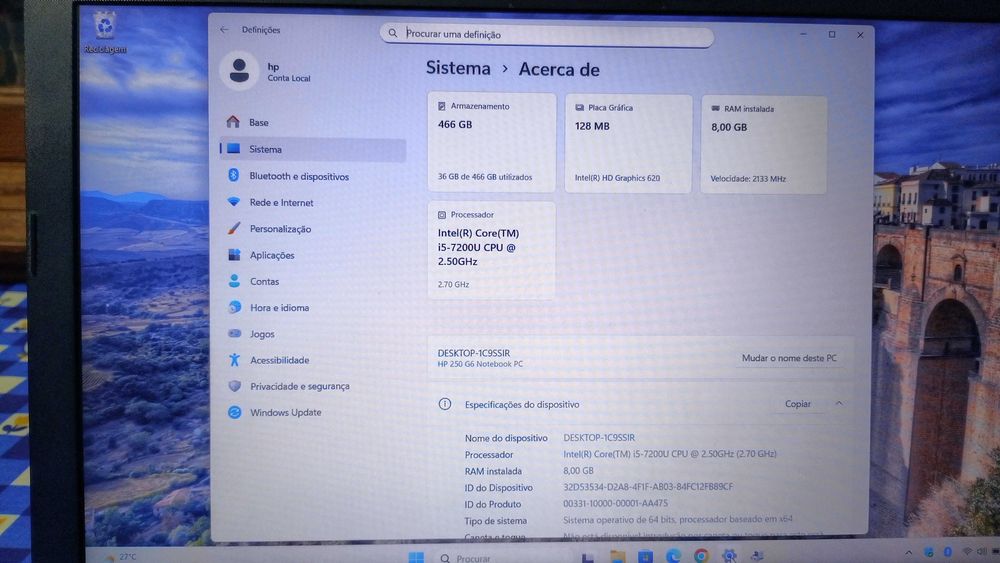 Hp 250 G6 Core i5