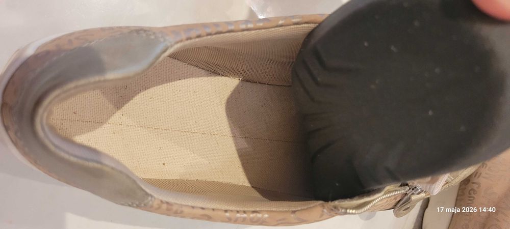 REMONTE Damskie buty sportowe -skorzane
