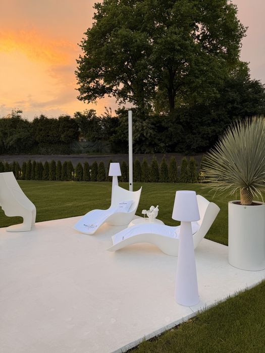 VONDOM Surf leżak bialy mat 2 szt od ręki ! Nowe design basen