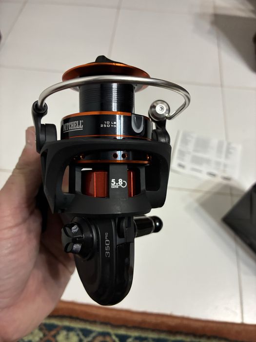Carreto pesca spinning mitchell 350 pro NOVO na caixa pronto / impec