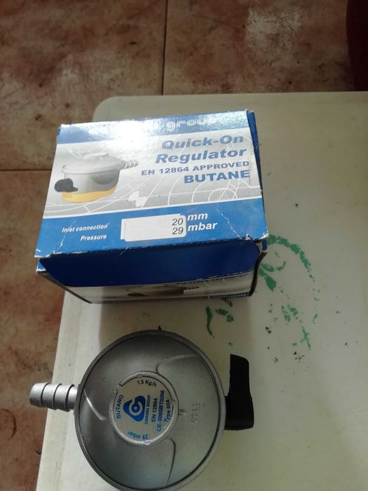 Regulador de gás butano como novo