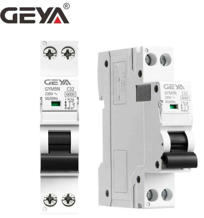 Автоматичний вимикач GEYA GYM9N 1P+N (DPN) 32A , 40А