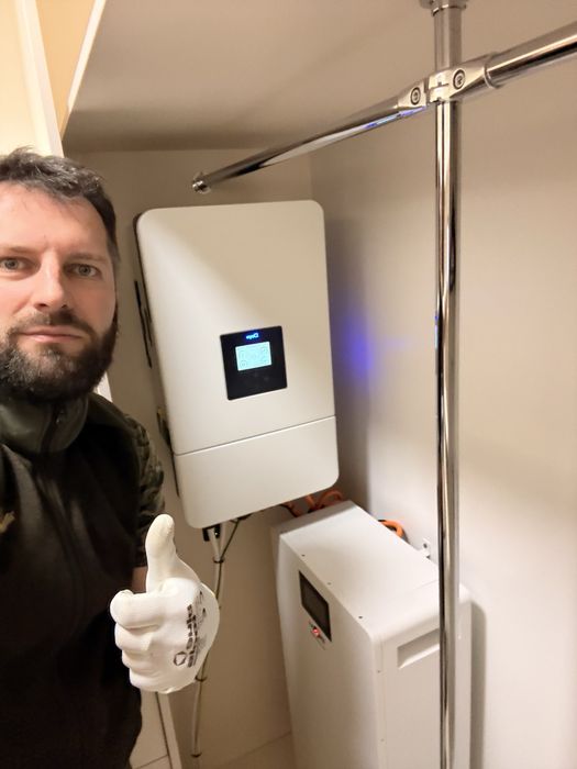 DEYE продаж встановлення монтаж інверторів та акб, термінов. без черги