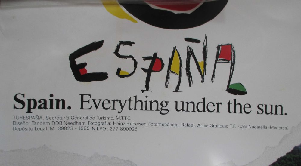 Posters/Cartazes Turísticos de Espanha, anos 80